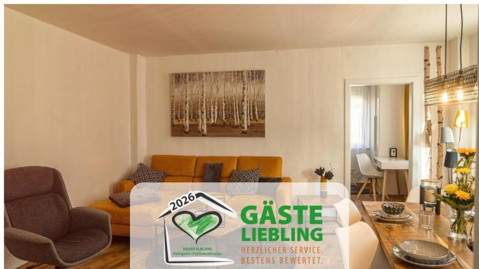 Kunstvoll - individuelle 4-Zimmer Ferienwohnung mit Balkon in Meißen