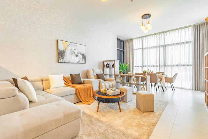 Amazing 1BR Canal View Raha Beach