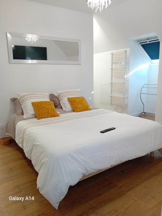 Chambre, salle de bain, toilette, salon privatif