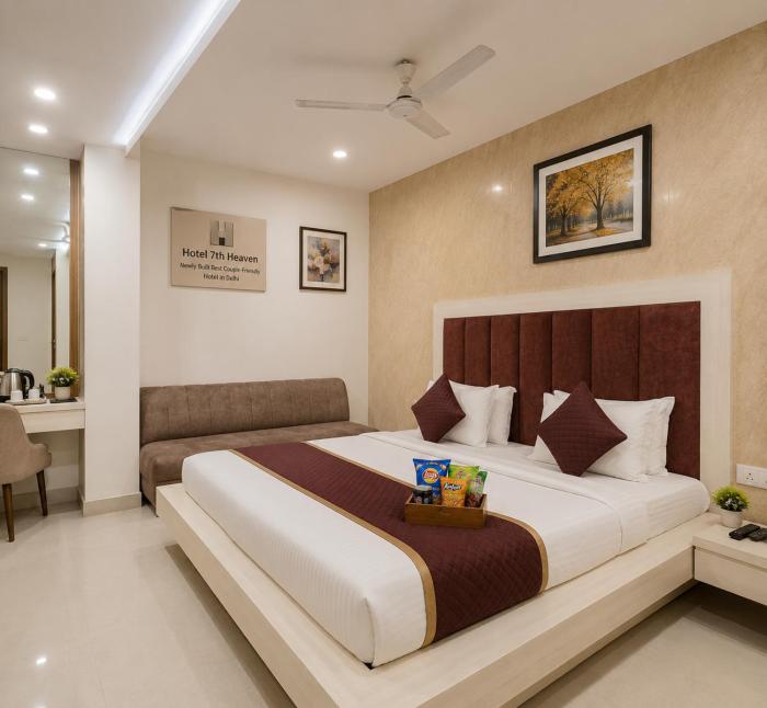 Hotel 7th Heaven - Newly Built Best Couple-Friendly Hotel in Delhi