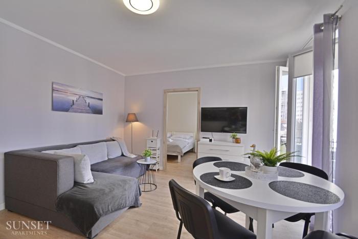 Sunset Apartments - przyjemne mieszkanie przy porcie, wygodna lokalizacja, centrum miasta, kawiarnie, restauracje