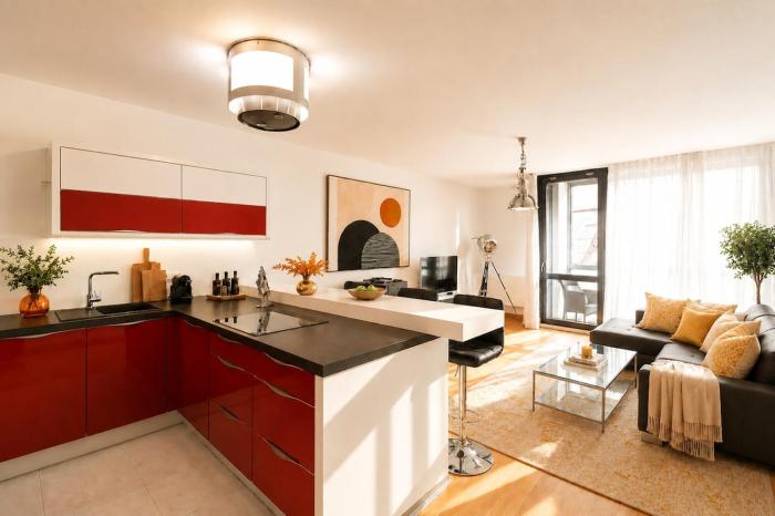 Central 2-BR Residence with Balcony and Parking