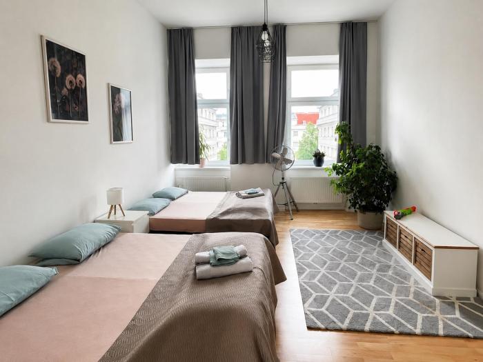 Bibi Family Apartment up to 6, Parking, Wien Hauptbahnhof, near City Centre