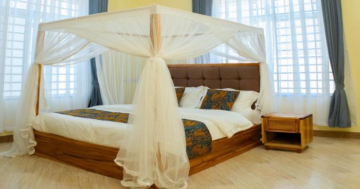 A premium two-bedroom serviced apartment