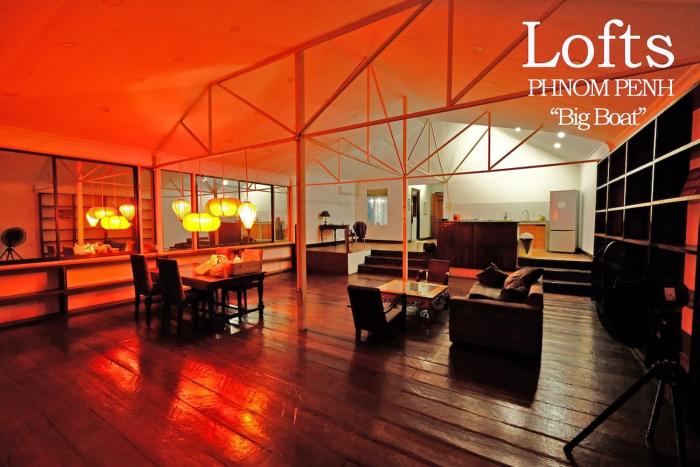 BNB Khmer - Loft Riverside Phnom Penh Big Boat