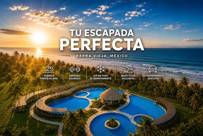 Departamento con club de playa en Zona Diamante