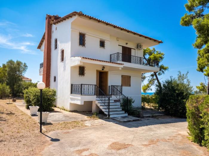 Potidea Private Garden Villa 4,000 m Plot Sea View BBQ