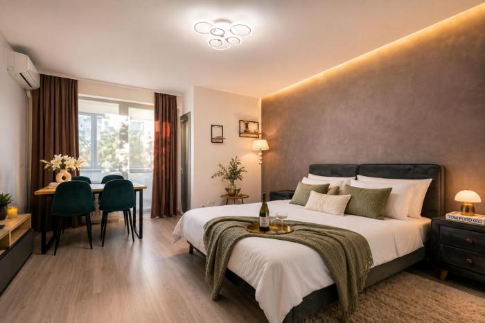 Modern Studio by Blvd - Balcony & Metro Access