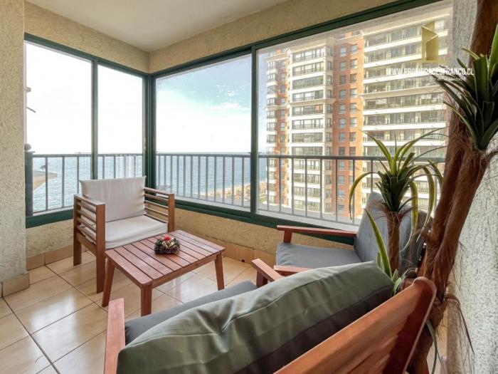 Arriendo Maravilloso Departamento 5 Personas Vista al Mar Full equipado,