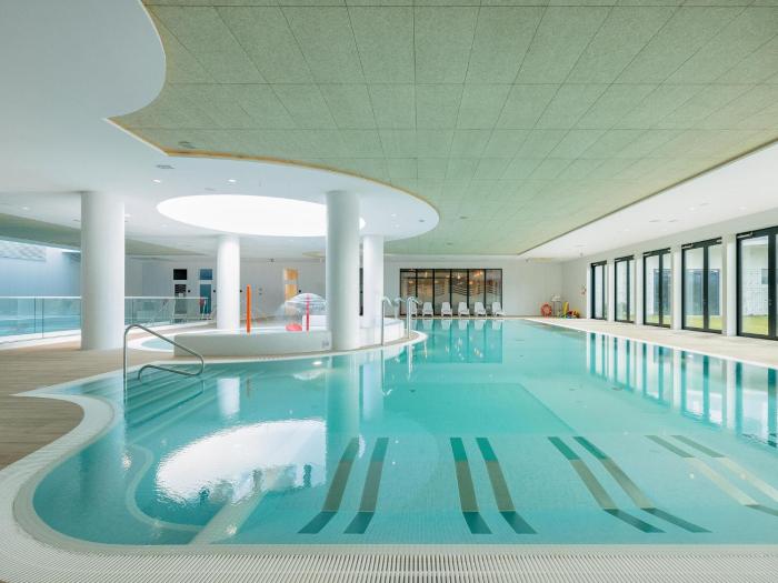 Holiday studio near the beach, pool, sauna