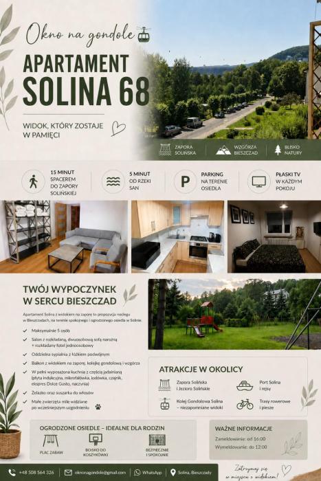 Okno na gondolę - Solina 68