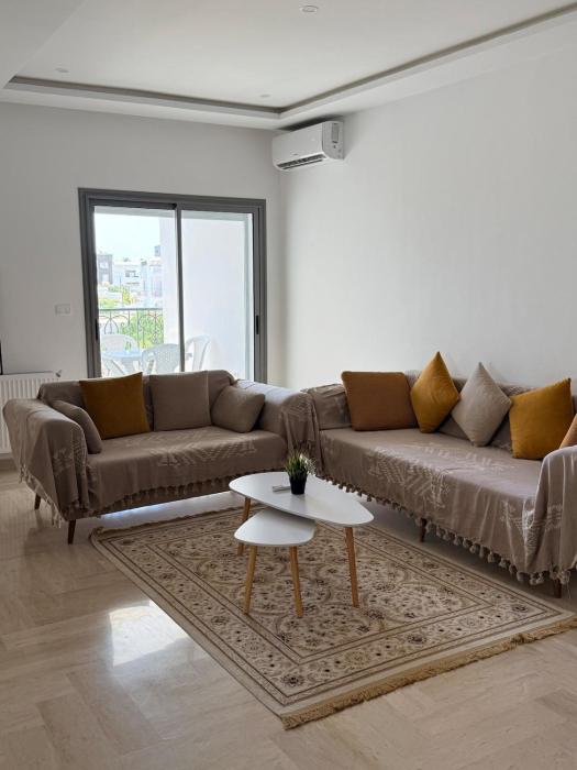 Modern apartment in Mahdia Beach within a 10-minute walk