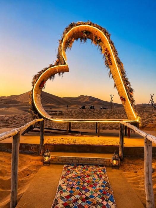 Wild camp Merzouga