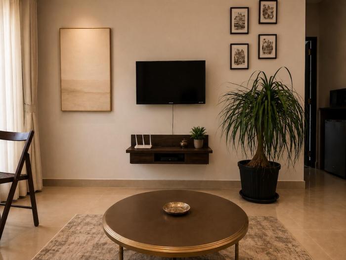 Elysium Retreat Luxe 1BHK Apt Near Vagator Beach
