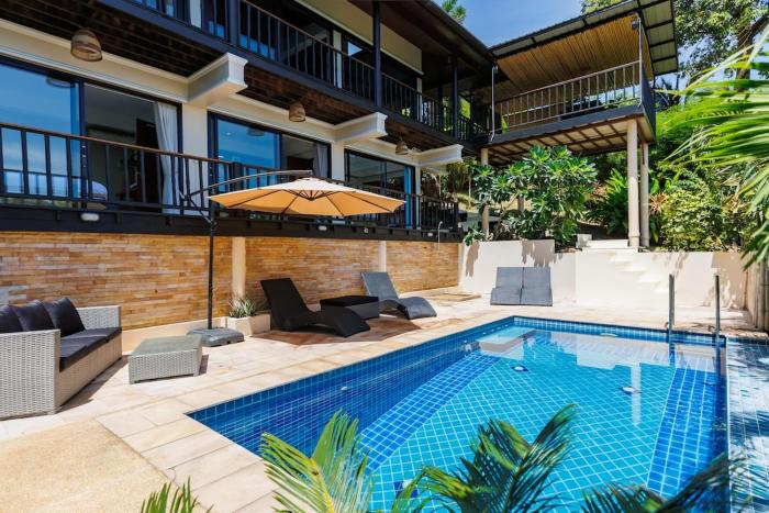 Magnificent Seaview Villa 4 BR Baan Ton Palm