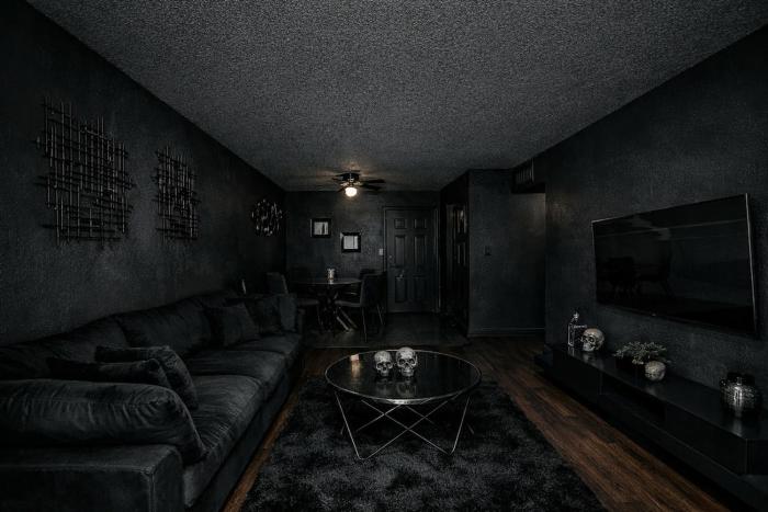 Goth minimalist home