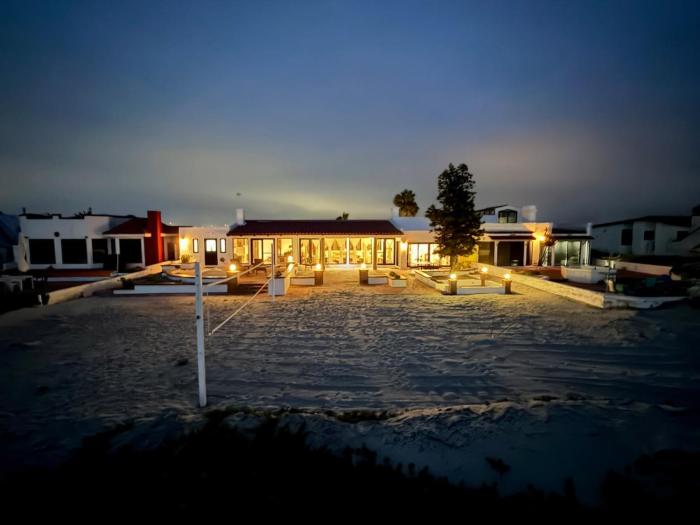Beachfront House Volleyball Court in Ensenada