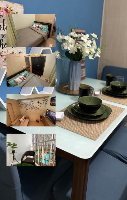Homey 1BR with Balcony at Jazz Residences Makati with Netflix Fast WiFi and Mall Access