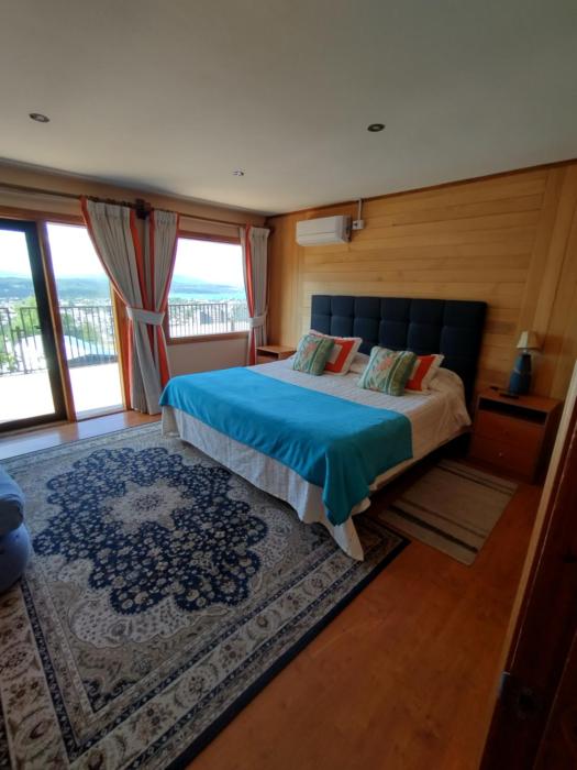 Hermosa casa para 8personas en Villarrica Quincho, vistas
