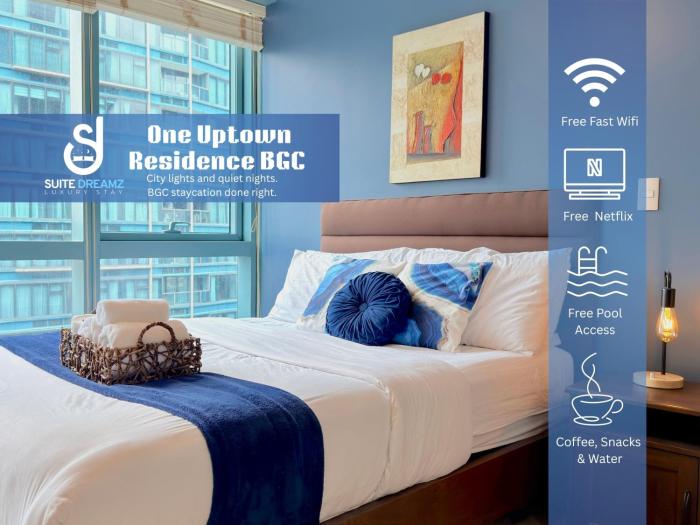 FREE Welcome Breakfast, BGC 1BR, 300Mbps Fiber, Steps to Mitsukoshi & Uptown, 30C1