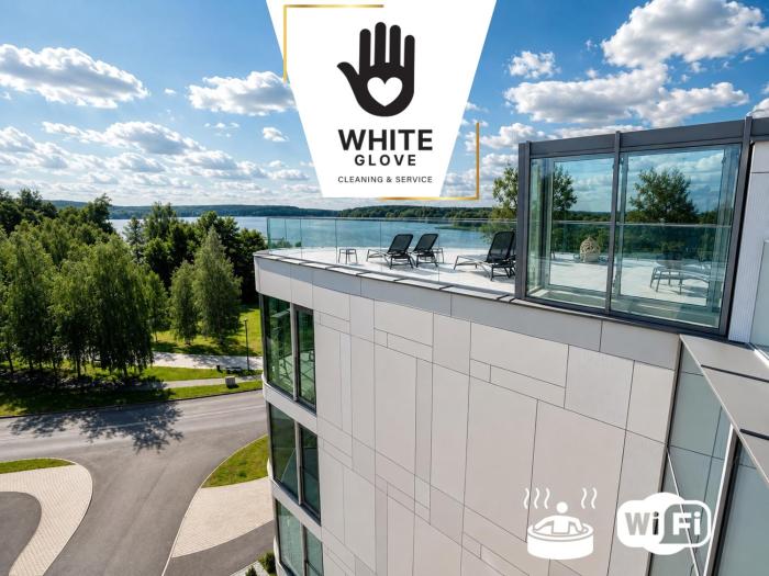 Apartament WHITE GLOVE Prestige Nad Zatoką jezioro Ukiel