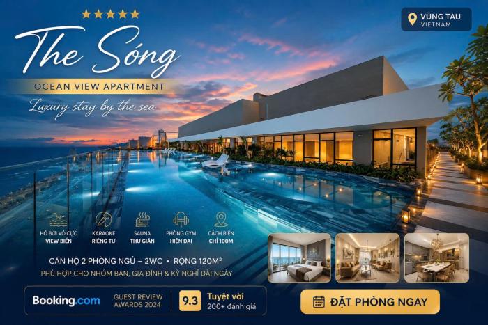 THE SÓNG - Plumeria Căn Hộ Du lịch Full Tiện Nghi
