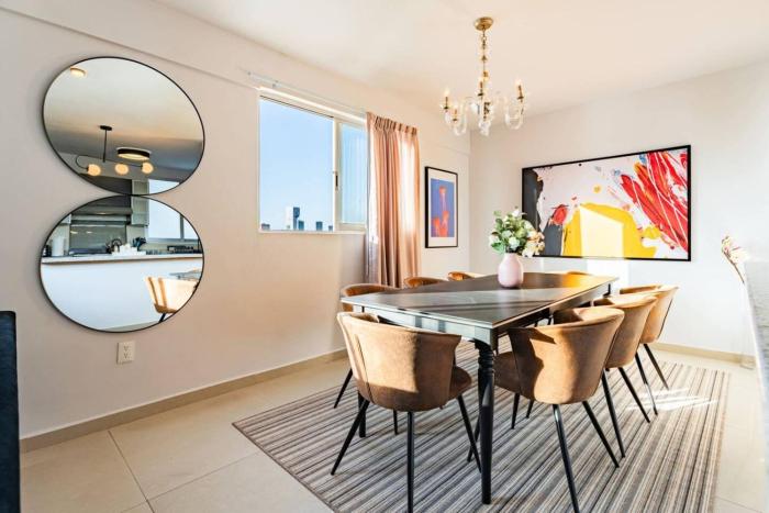 Penthouse City Views and Workspace in Roma Norte