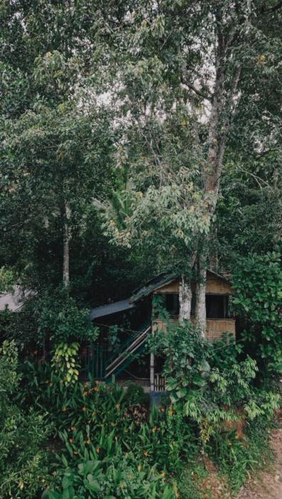 Fab - Bamboo Hut with Open Shower