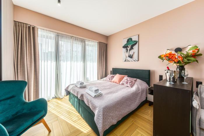 ANS Hanza Tower Apartment No 506 - Swimming pool, sauna, jacuzzi, viewing terrace