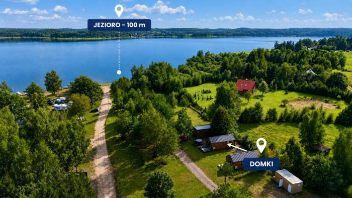 Camping Binduga Domek Cicha Polana Nr 2 nad Jeziorem Świętajno Camping Binduga 69