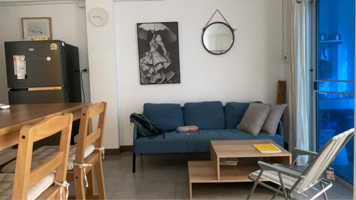 Modern 2-bedroom condo near Foodie Market 11 min, Mega Bangna, Bangna Trad Road 12 min, Suvarnabhumi Airport 15 min