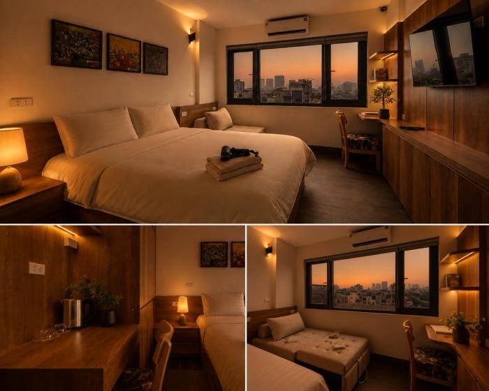 Hanoi Urban View Retreat near Bach Mai Hospital
