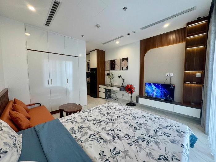 Căn Studio toà BE6 nội thất cao cấp view hồ bơi