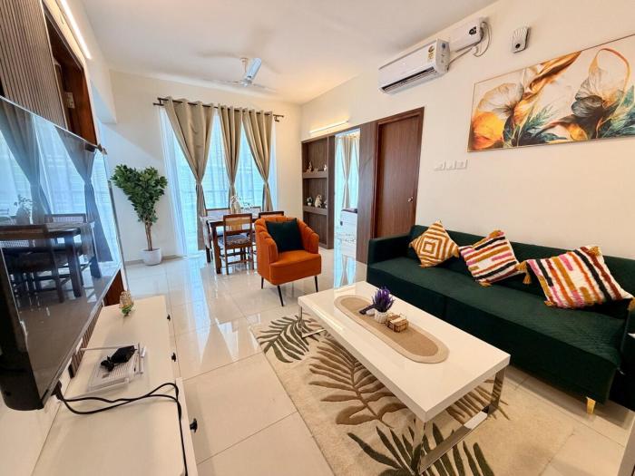 CASA BELA 2BHK PoolAccess Gym South Goa near Airport