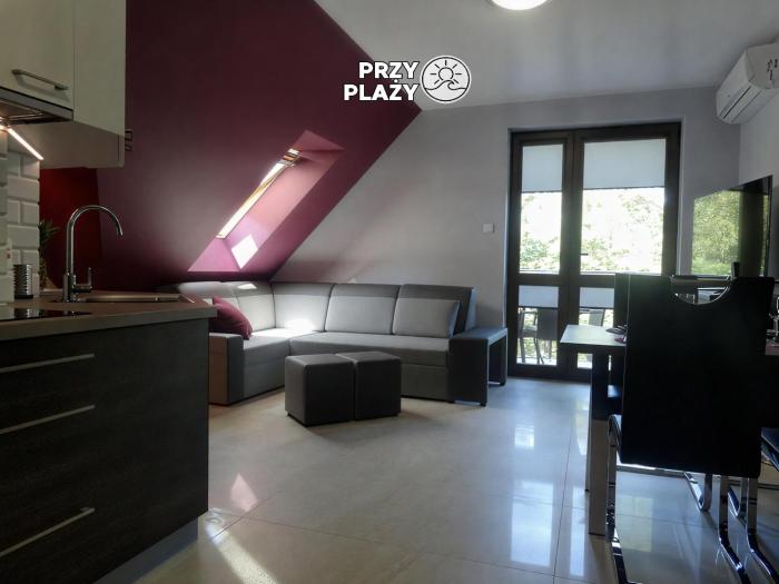 Apartament Przy Plaży - Dwupoziomowy, 6 osobowy, Klima