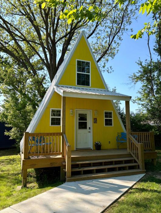 A-Frame at Inspiration Village on Boulder Creek