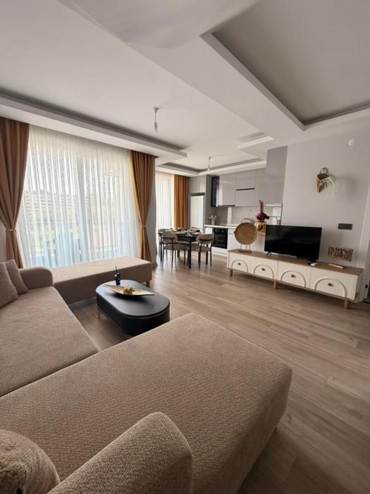 Alanya Okurcalar 126 m Havuzlu İki Yatak Odalı Dubleks