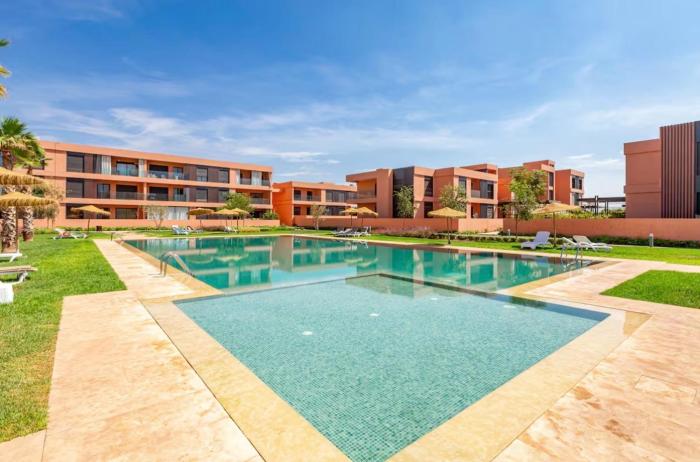 Luxury 1BR Apartment Noria Pool & Garden Marrakech
