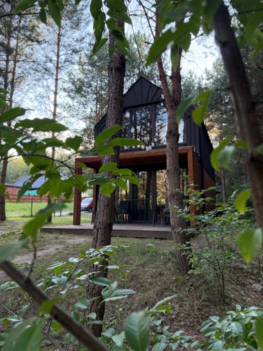DOMEK LABA CHAŃCZA nad zalewem, w lesie z opcją balii, jacuzzi NA WYŁĄCZNOŚĆ, wieczory panieńskie,ANTRESOLA