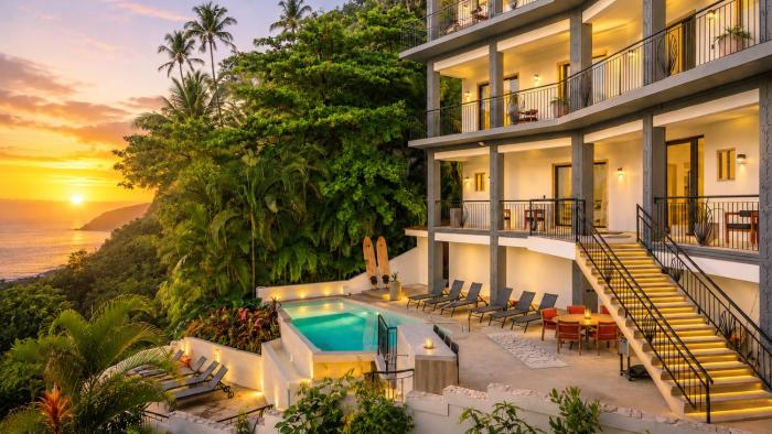 Exclusive Retreats Newest Beachfront Estate w Staff, Breakfast & Chef Available