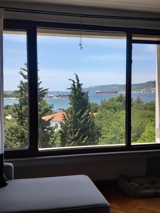 House with Bosphorus view, elevator, air conditioning and parking