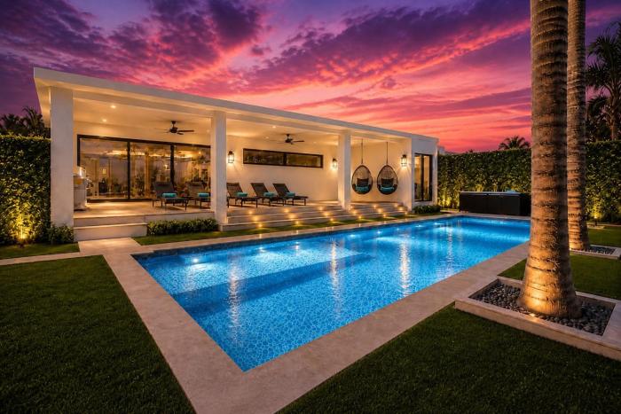 Cabo Ocean View Villa - 4BR - 50ft Pool - Hot Tub - Gym