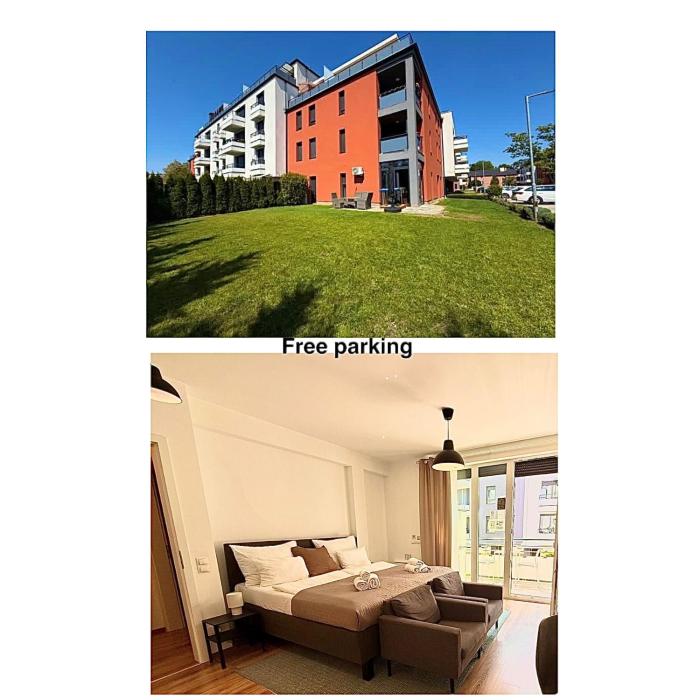 Local-Lux Apartment F3 - Private Parking & Balcony