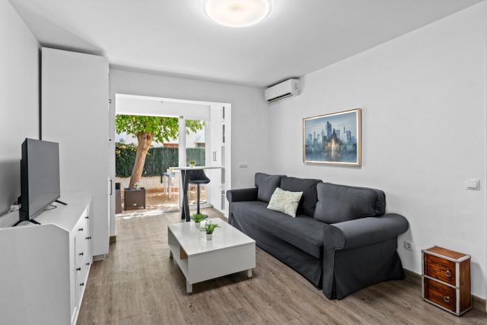 Apartamento Tindaya Playa a 5 min con Piscina y patio privado