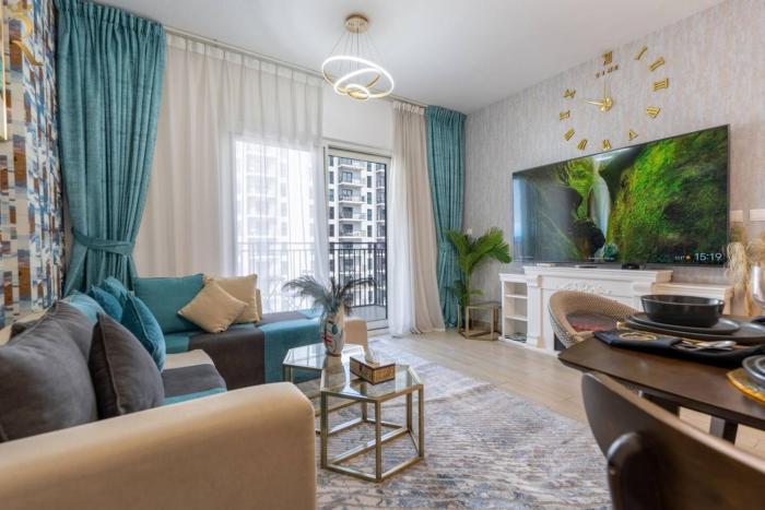 Modern 2BR with Balcony and City View in Yas Island