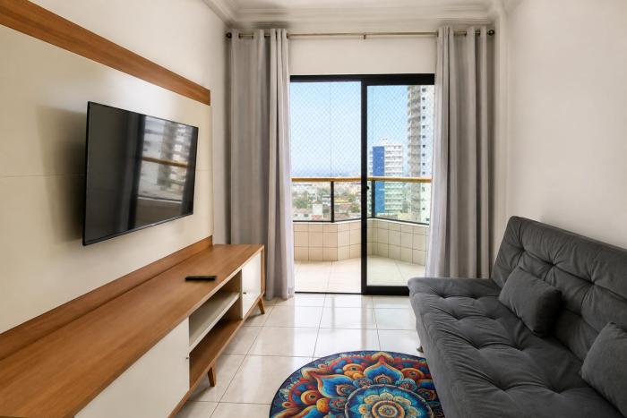 Apartamento 100m da Praia, Churrasqueira