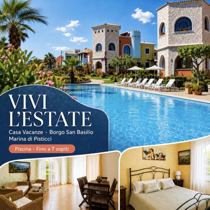 Vacation Home Borgo San Basilio Mare, Relaxation and Comfort