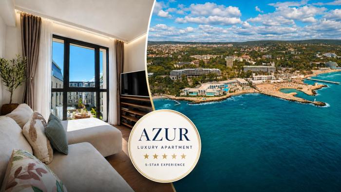 Azur Luxury Apartment - Private Garage - Steps from the Beach