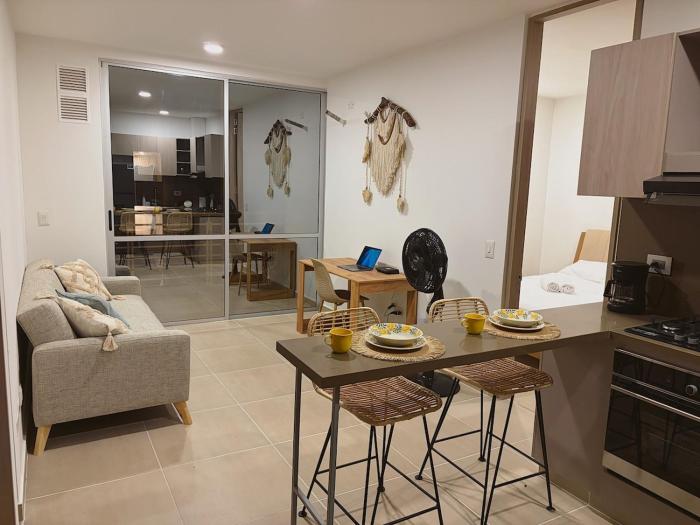 Apartamento moderno en Gaira, cerca de la playa y aeropuerto