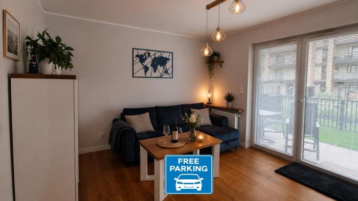 FENIX Apartament - Dębowy, Garaż podziemny, 2xParking, Ogród,Targi, Faktura VAT, dostęp 24h